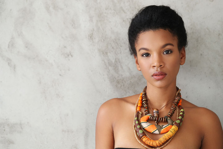 Jamaican beautiful young black woman
